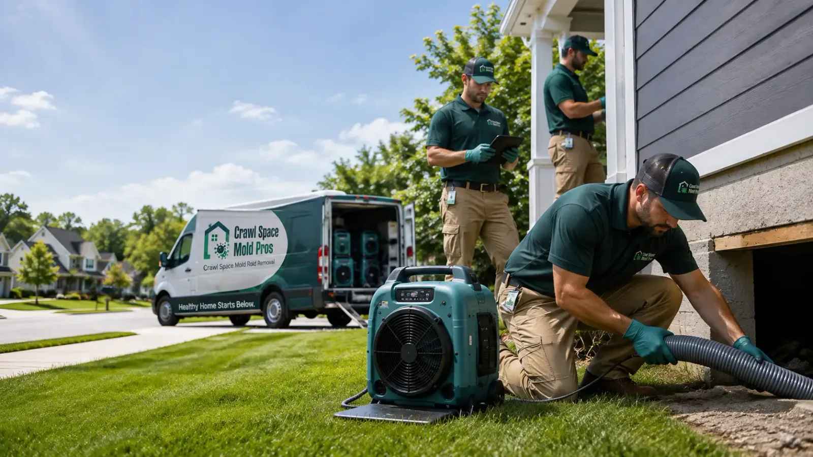 Crawl Space Mold Removal in Portola, CA